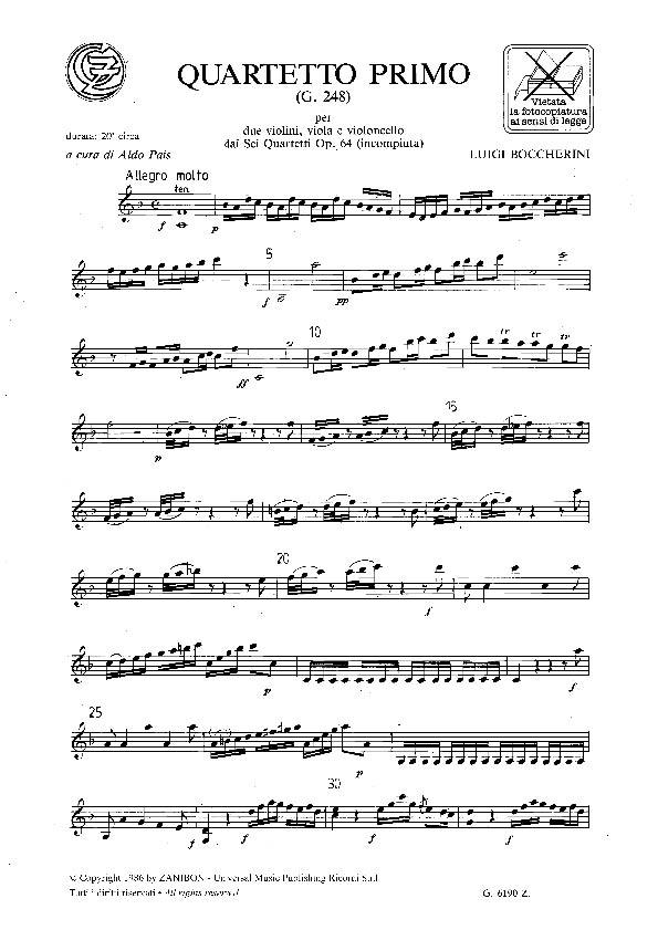 Quartetto Primo e Quartetto Secondo